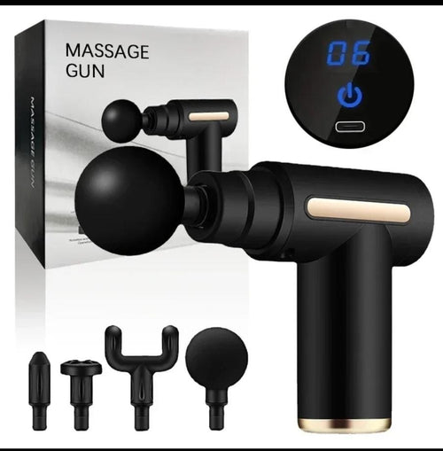 3 IN 1 PORTABLE MASSAGE GUN.