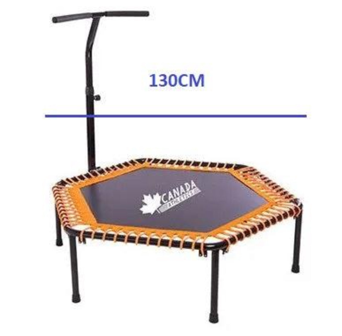 Hexagon Aerobic Fitness Trampoline – 1.3 m, 200 kg Capacity