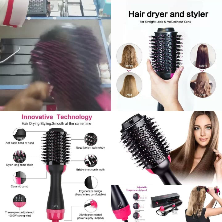 Electric hair dryer.