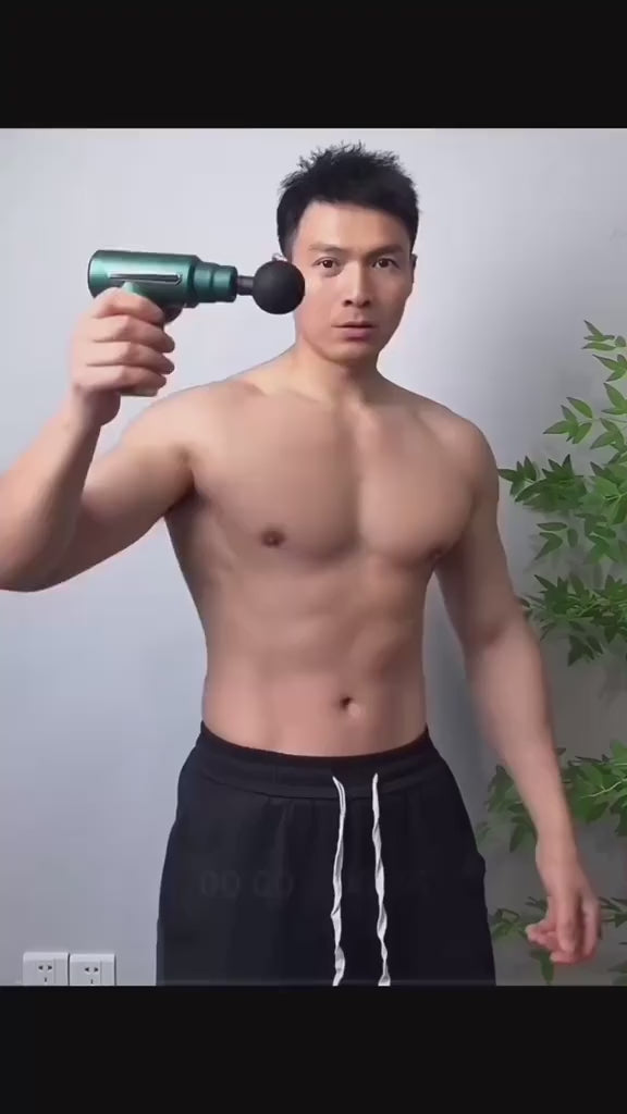 3 IN 1 PORTABLE MASSAGE GUN.